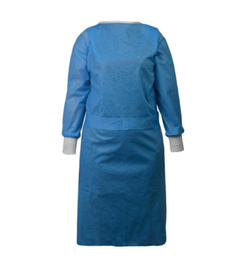 4 Isolation / Visitor Gown With Cuff - Görsel 1